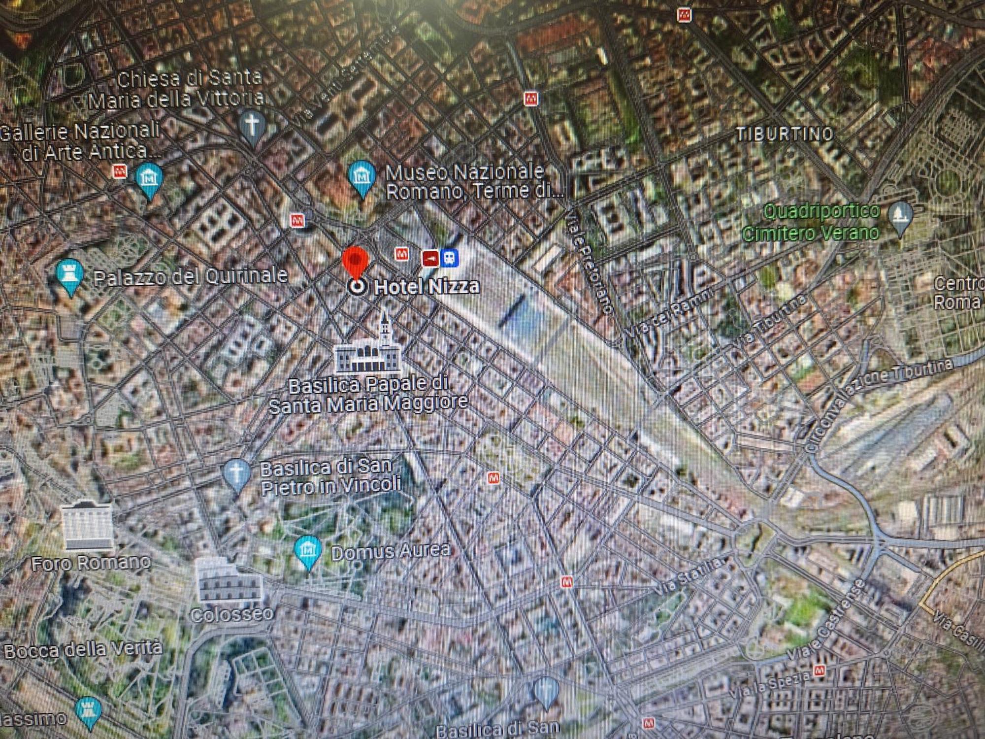 Hotel Nizza Roma Esterno foto
